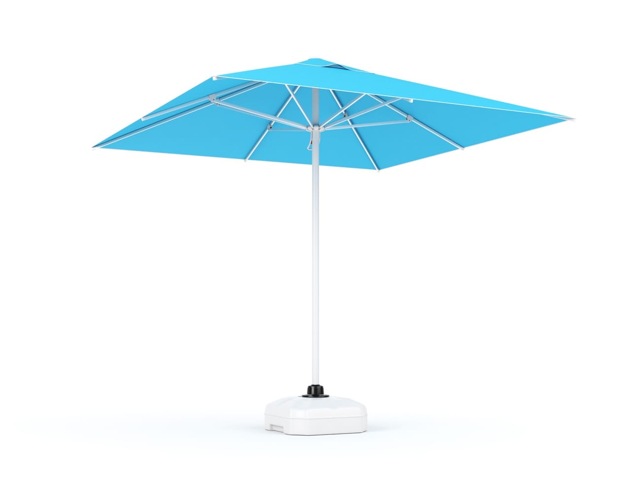 310_turkuaz.jpg Mega Manuel Push-Up Sistemli Şemsiye - Görsel 1